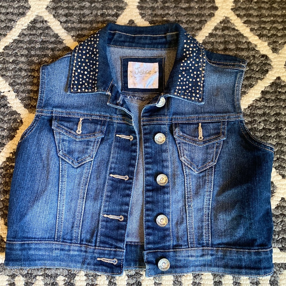 Justice girls vest